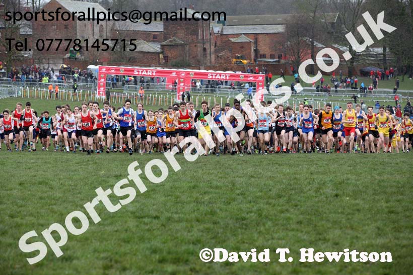 Junior boys 2019 New Balance English Schools Cross Country Champs, Temple Newsam, Leeds. Photo:  David T. Hewitson/Sports for All Pics
